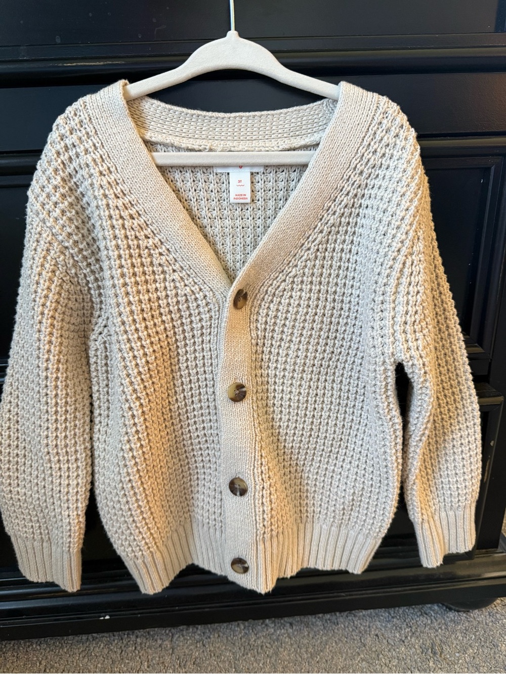 Cream Cardigan Sweater
